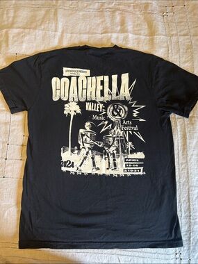 Coachella Valley Music & Arts Festival 2024 Black Graphic Tee